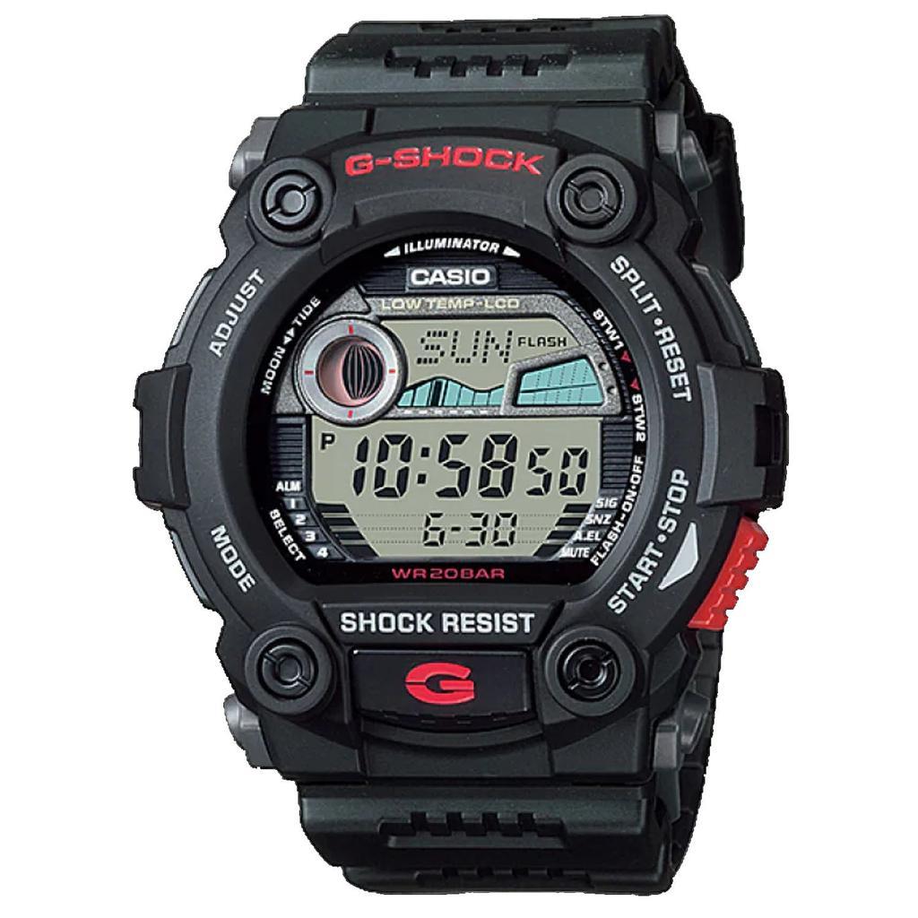 商品Casio|Casio Men's Rescue Black Dial Watch,价格¥724,第1张图片