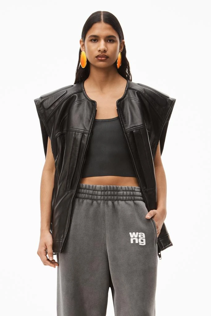 商品Alexander Wang|PUFF LOGO SWEATPANT IN TERRY,价格¥858,第5张图片详细描述