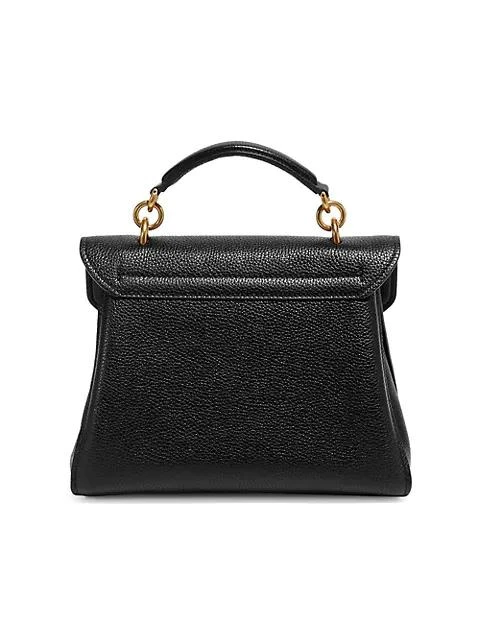 商品Salvatore Ferragamo|Margot Small Leather Satchel,价格¥19771,第3张图片详细描述