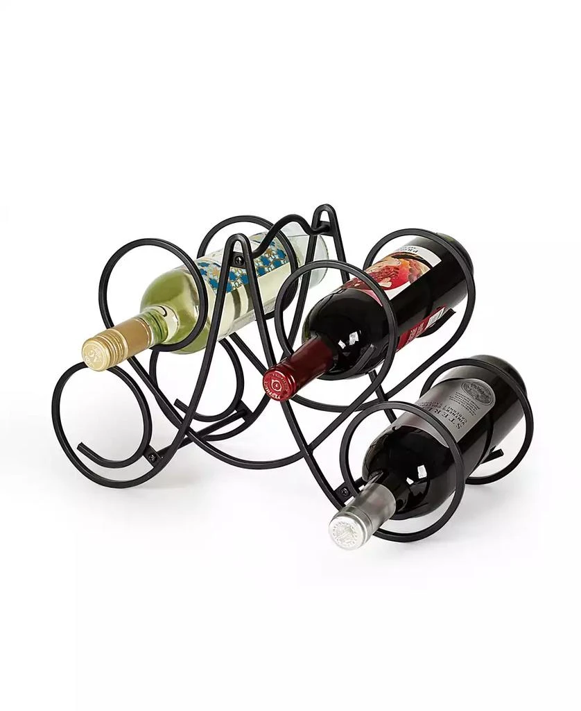 商品Spectrum|Bordeaux Knock Down 5-Bottle Wine Rack,价格¥295,第4张图片详细描述