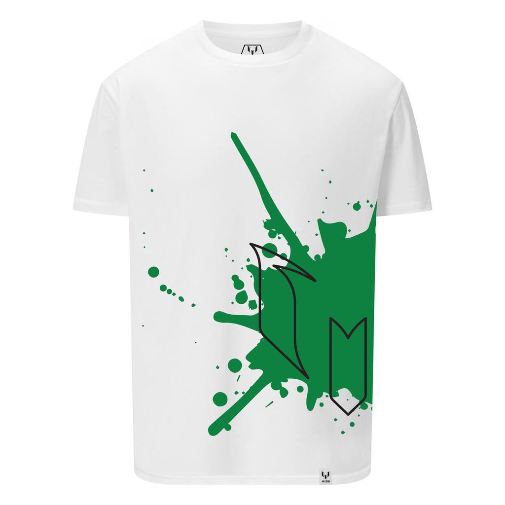 MESSI Paint Splash Logo Outline Tee - White - US/CA商品第1张图片规格展示