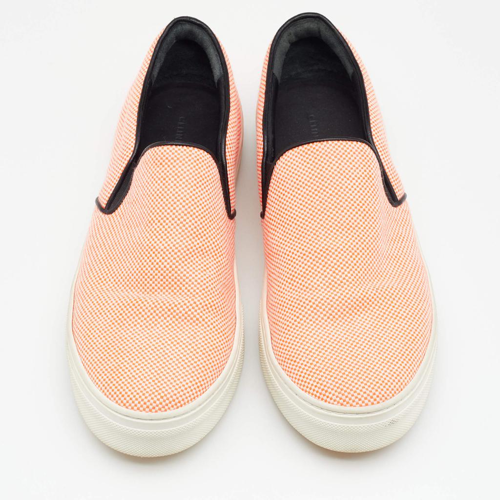 Celine Orange Canvas Slip On Sneakers Size 38商品第3张图片规格展示