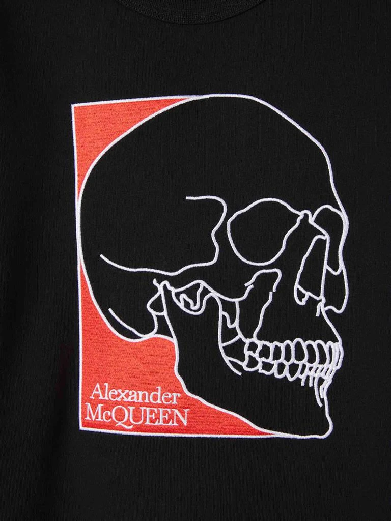 商品Alexander McQueen|ALEXANDER MCQUEEN PRINTED COTTON SWEATSHIRT,价格¥2978,第4张图片详细描述