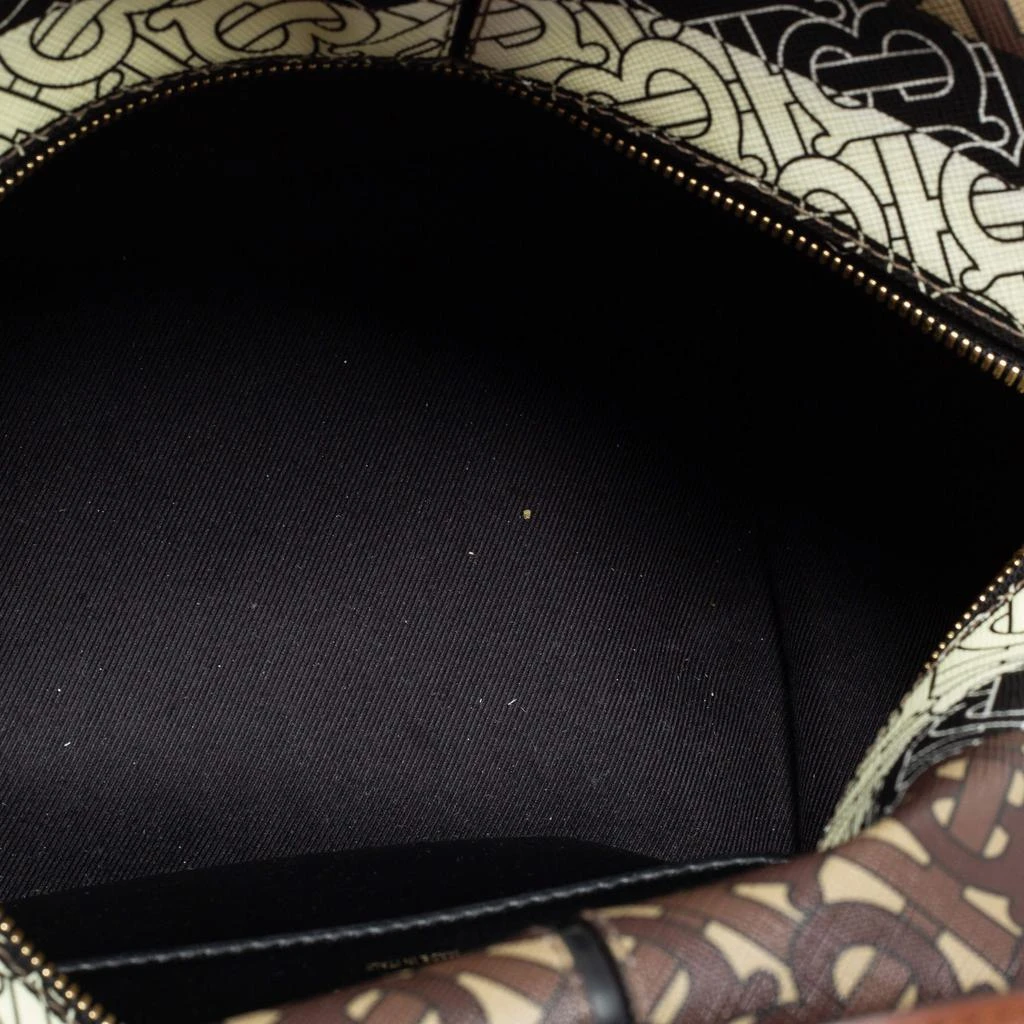 Burberry Brown Tb-Monorgram Coated Canvas And Leather Small Cube Bowler Bag 商品