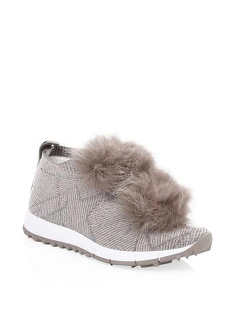 商品Jimmy Choo|Jimmy Choo - Norway Fur Pom Pom Runners,价格¥2624,第1张图片