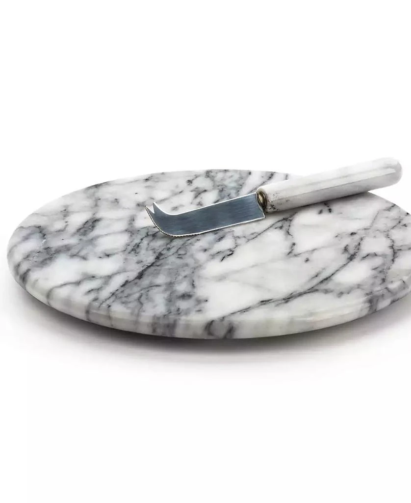 商品RSVP International|White Marble 10" Diameter Cheese Board,价格¥263,第1张图片