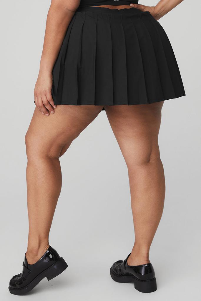 Varsity Tennis Skirt - Black商品第7张图片规格展示