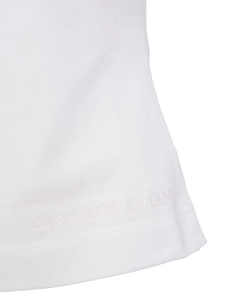 商品Alexander McQueen|Alexander McQueen Optical White Hybrid Top,价格¥2798,第3张图片详细描述
