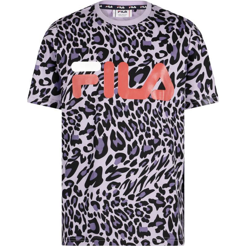 商品Fila|Leopard print t shirt in purple,价格¥193,第1张图片