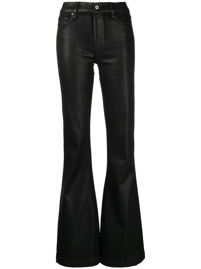 'Genevieve Black Fog Luxe Coated Jeans'商品第1张图片规格展示