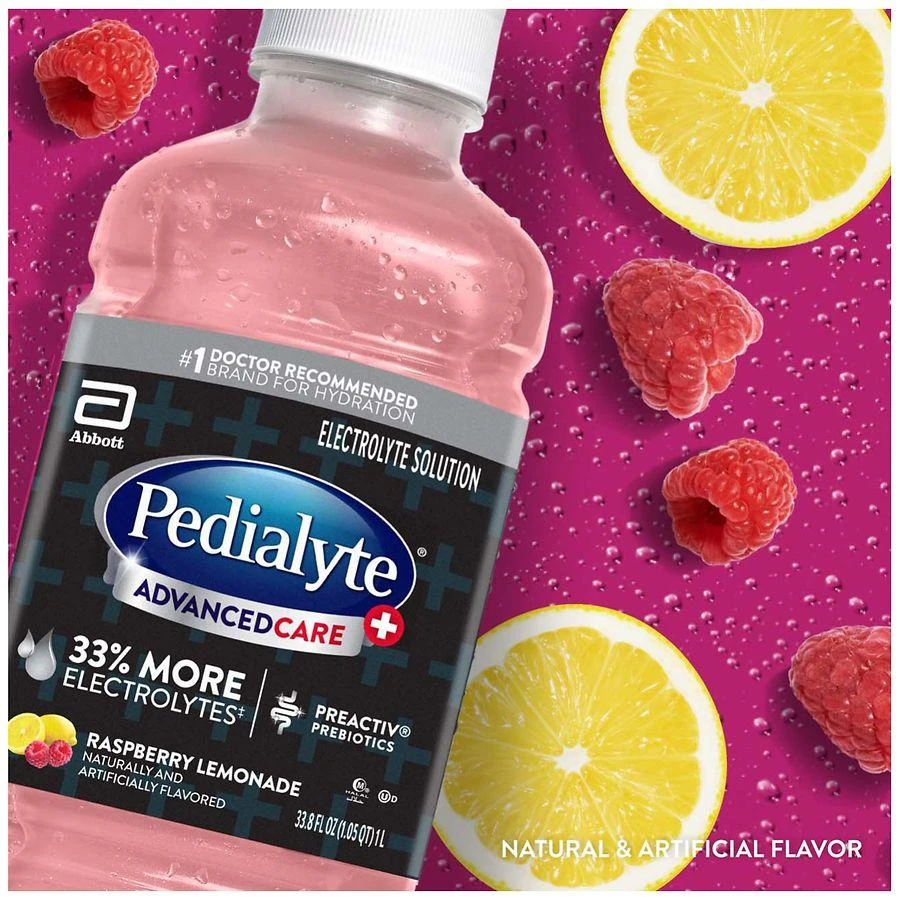 商品Pedialyte|Electrolyte Drink Raspberry Lemonade,价格¥59,第3张图片详细描述