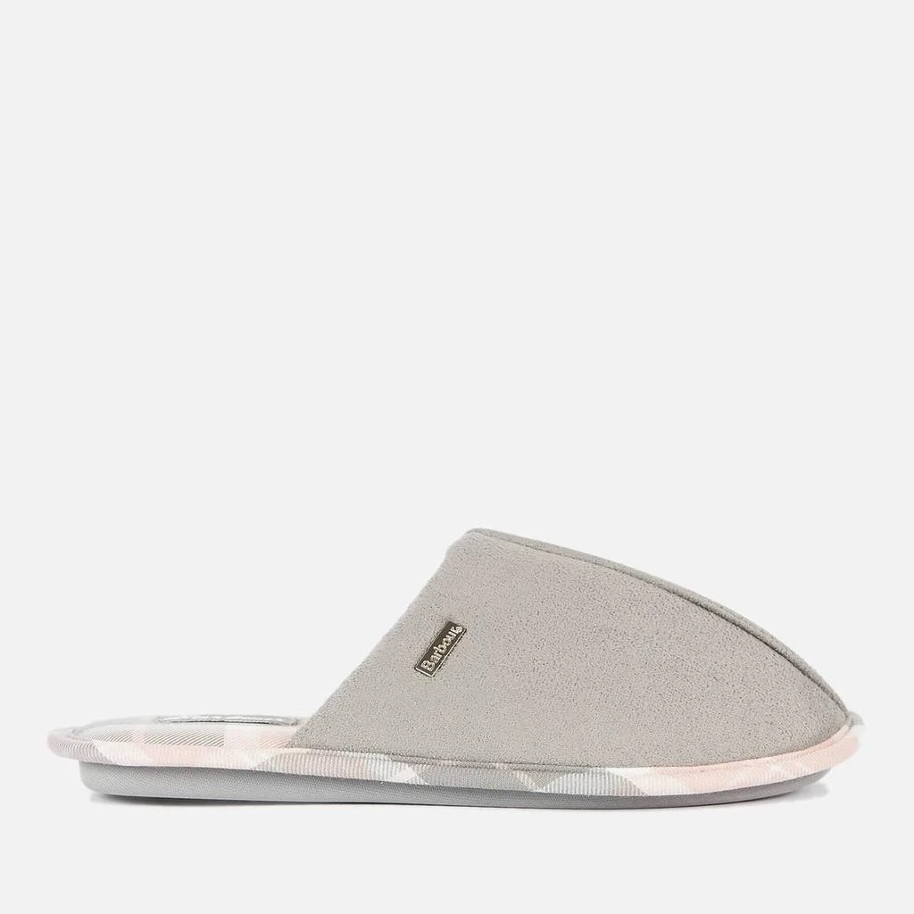 商品Barbour|Barbour Women's Simone Suede Slippers - Grey,价格¥99,第1张图片