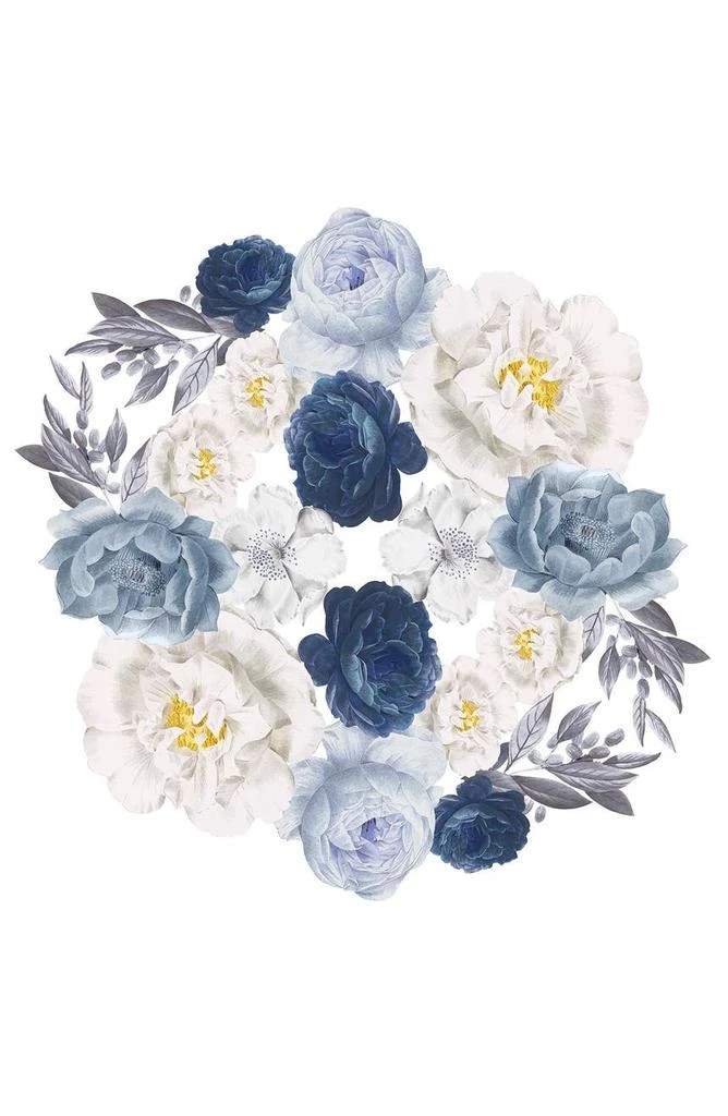 商品WALPLUS|Elegant Oversized Peonies Wall Stickers,价格¥189,第3张图片详细描述