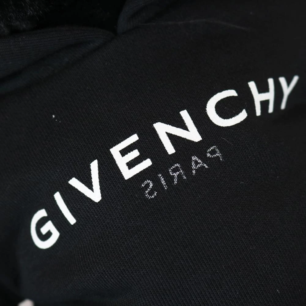 商品Givenchy|Black Logo Devil Hoodie Teddy Bear,价格¥1530,第4张图片详细描述