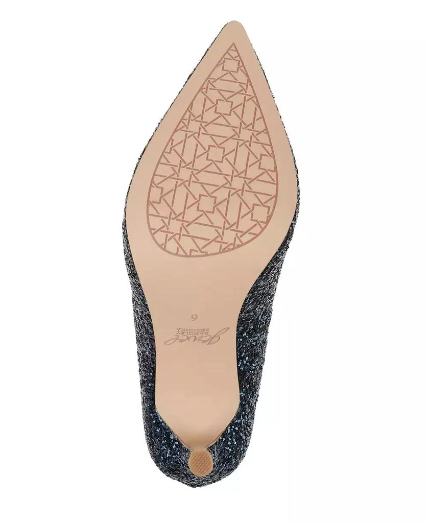 商品Badgley Mischka|Women's Azalea Chunky Glitter Stiletto Evening Pumps,价格¥397,第5张图片详细描述