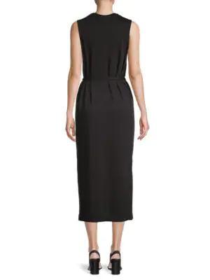 商品Vince|Pima Cotton Midi Dress,价格¥478-¥662,第4张图片详细描述