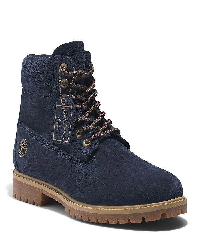 商品Timberland|Men's C.F. Stead Indigo Suede Heritage 6" Boots,价格¥1766,第1张图片详细描述