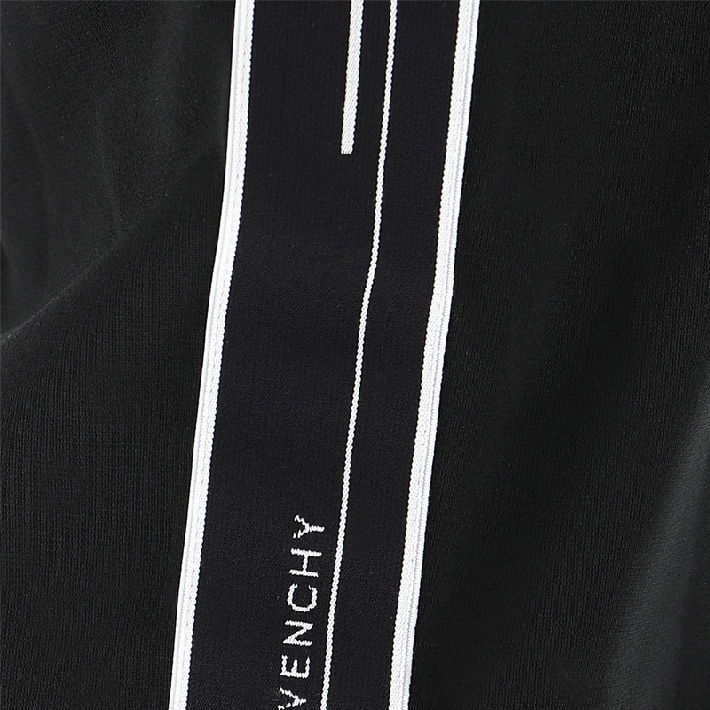 GIVENCHY 纪梵希 男士黑色聚酯纤维运动裤 BM50HQ300B-001商品第3张图片规格展示