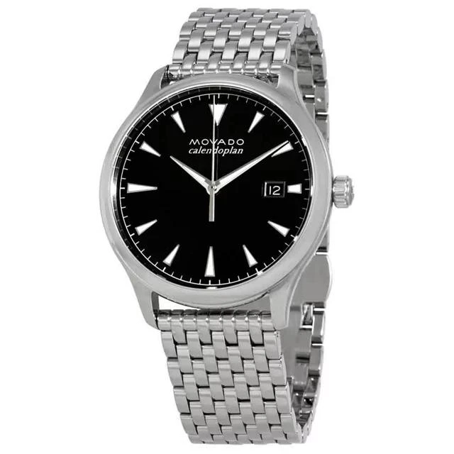 商品Movado|Movado Heritage Black Dial Men's Watch 3650012,价格¥3046,第1张图片