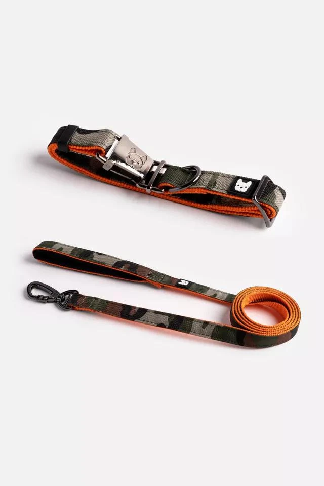 商品Silver Paw|Silver Paw Camo Dog Collar and Leash,价格¥261,第2张图片详细描述