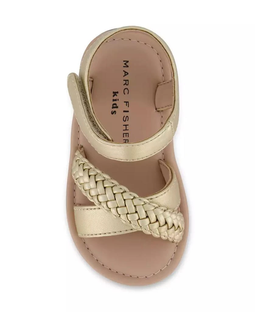 商品Marc Fisher|Toddler Girls Open Toe Criss Cross Sandals,价格¥120,第4张图片详细描述