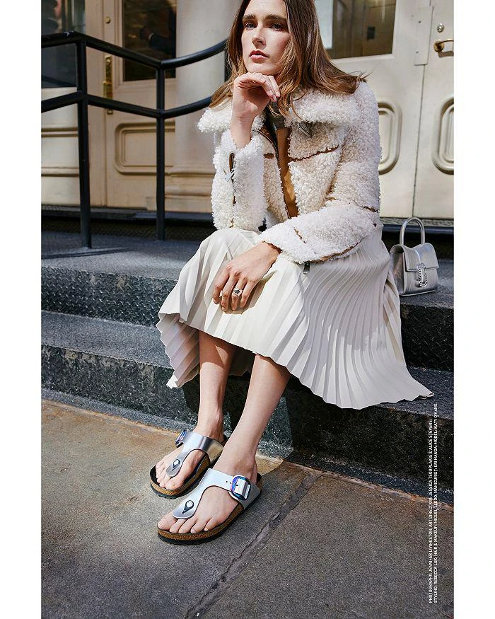 商品Birkenstock|Women's Gizeh Slip On Buckled Thong Footbed Sandals,价格¥359,第2张图片详细描述