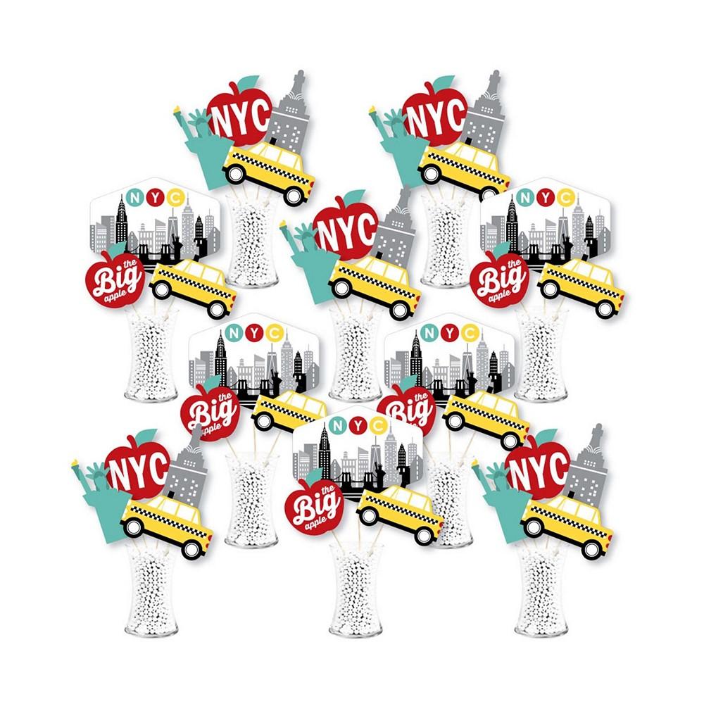 NYC Cityscape - New York City Party Centerpiece Sticks - Showstopper Table Toppers - 35 Pieces商品第1张图片规格展示