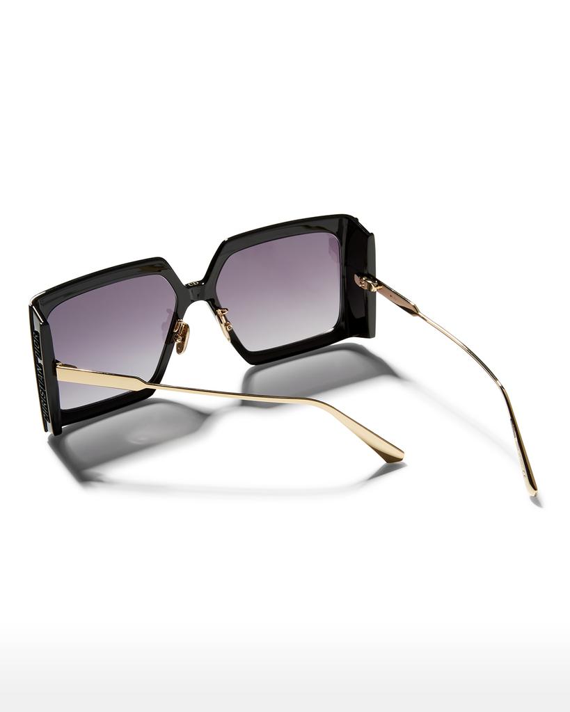 DiorsSolar S2U 59mm Oversized Square Injection Plastic Sunglasses商品第2张图片规格展示