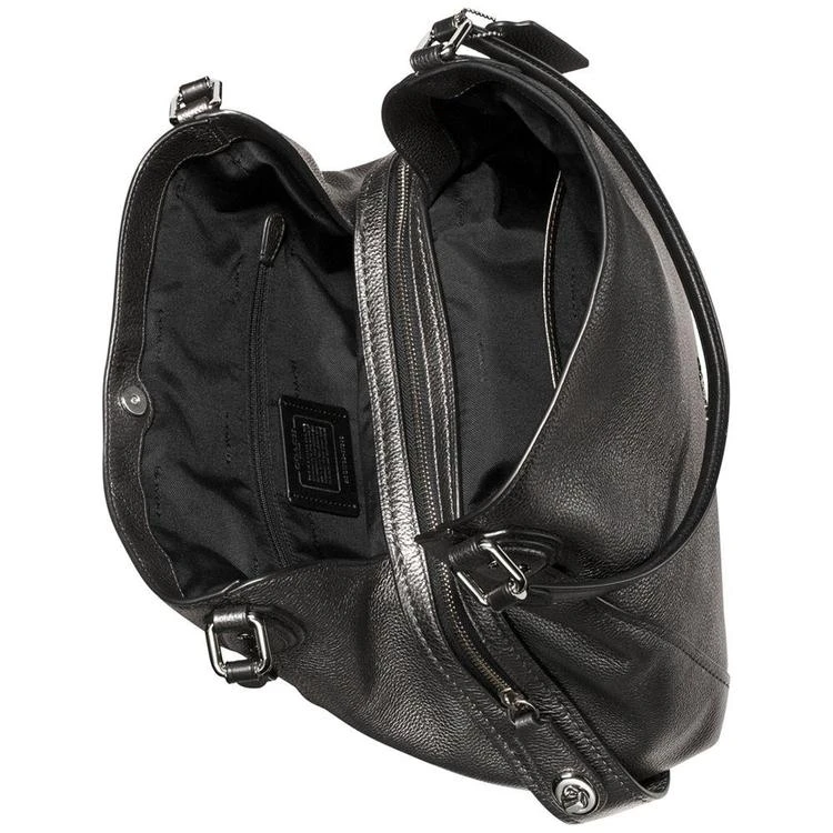 商品Coach|Edie Shoulder Bag 31 In Metallic Leather,价格¥1565,第3张图片详细描述