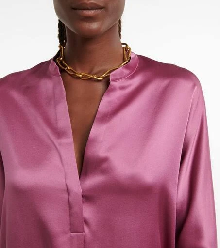 商品Vince|Silk satin blouse,价格¥2113,第4张图片详细描述