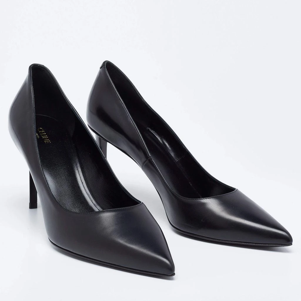 商品[二手商品] Celine|Celine Black Leather Pointed Toe Pumps Size 38,价格¥1534,第4张图片详细描述