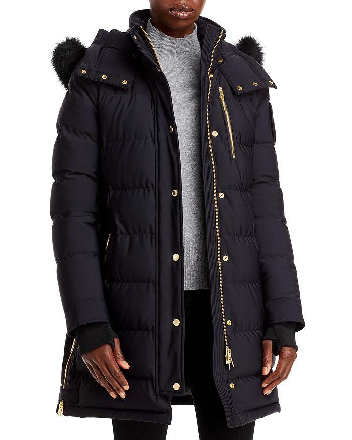 商品Moose Knuckles|Watershed Hooded Shearling Trim Down Parka,价格¥6818,第1张图片