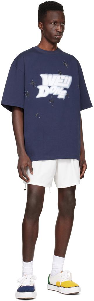Navy Cotton T-Shirt商品第4张图片规格展示