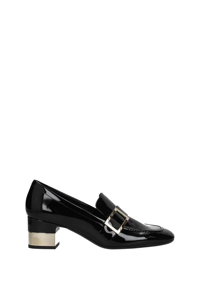 商品Roger Vivier|Pumps podium Patent Leather Black,价格¥2627,第1张图片