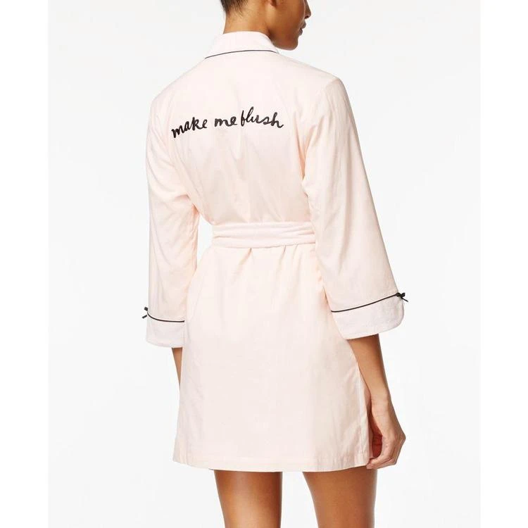 商品Kate Spade|Terry-Trimmed Wrap Robe,价格¥509,第3张图片详细描述
