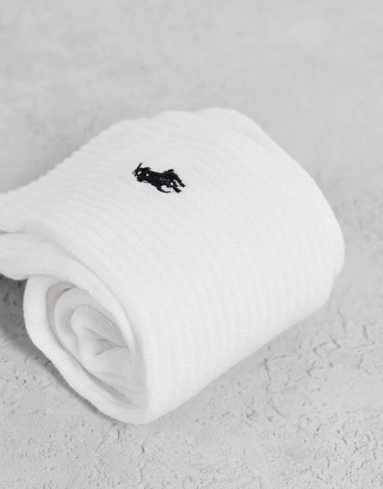 商品Ralph Lauren|Polo Ralph Lauren 3 pack sport socks in white,价格¥293,第3张图片详细描述