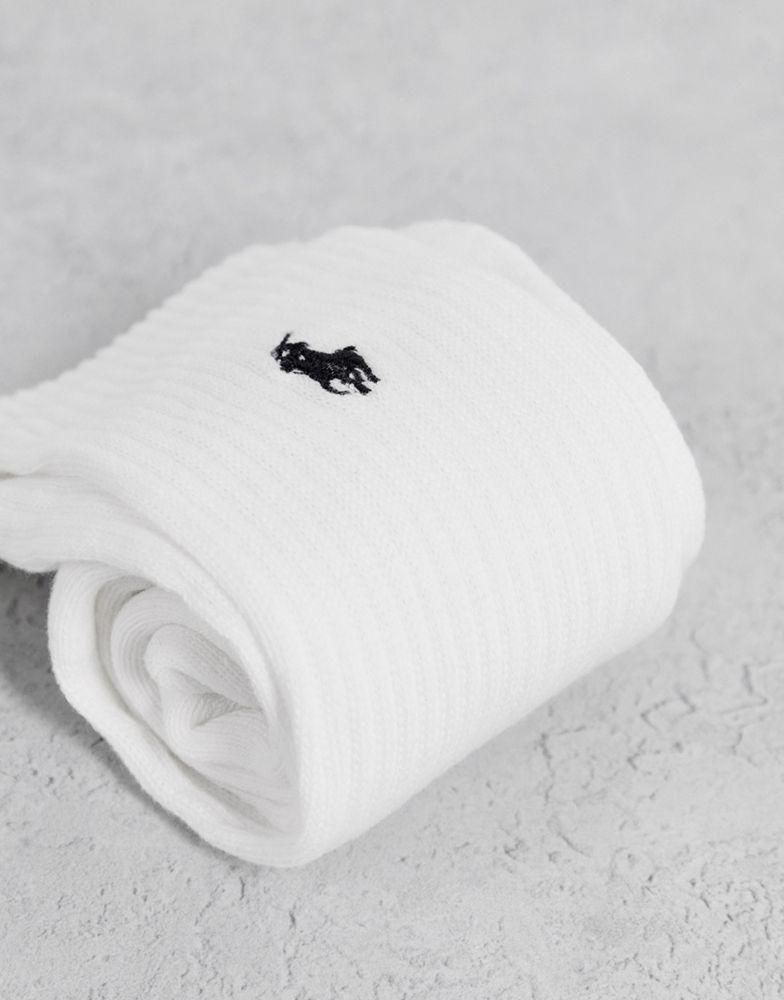 商品Ralph Lauren|Polo Ralph Lauren 3 pack sport socks in white,价格¥184,第5张图片详细描述
