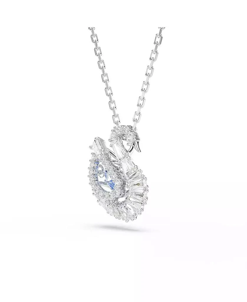 商品Swarovski|Swan Rhodium Plated Pendant Necklace,价格¥1390,第3张图片详细描述