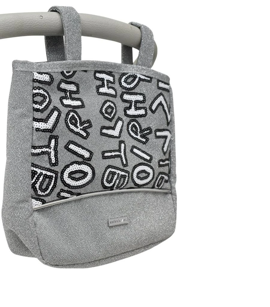 商品Bébécar|Grey Letters Dolls Pram and Bag,价格¥2355,第3张图片详细描述
