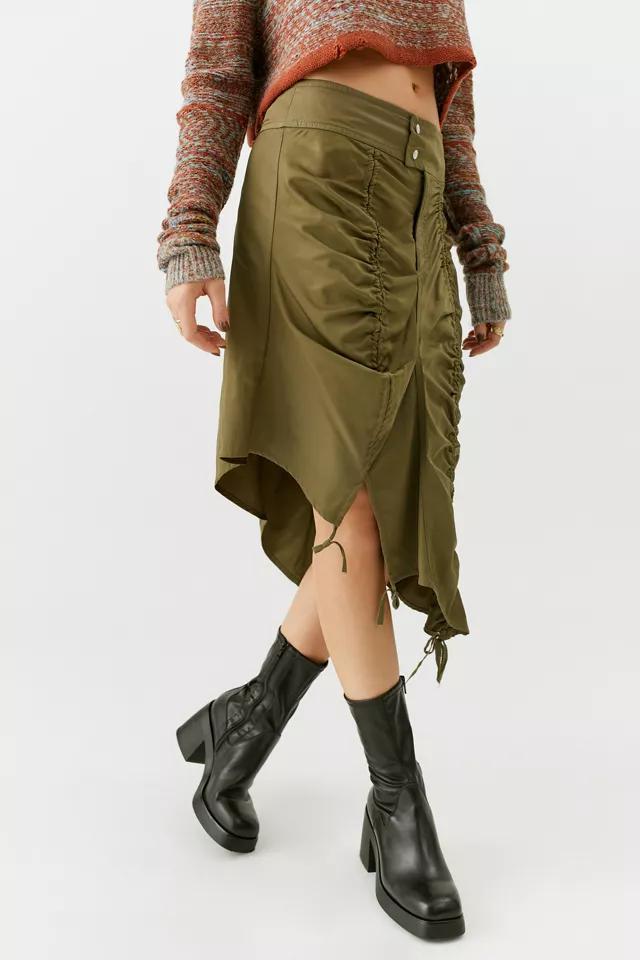 商品Urban Outfitters|UO Callix Ruched Cargo Midi Skirt,价格¥630,第4张图片详细描述