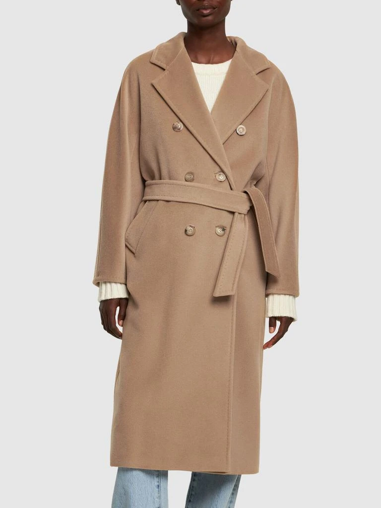 商品Max Mara|Madame Double Breasted Wool Long Coat,价格¥33296,第2张图片详细描述