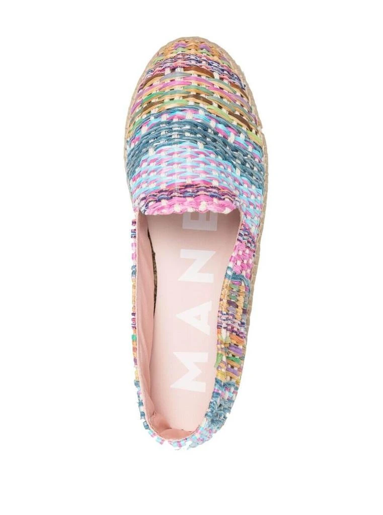 商品MANEBÍ|Manebi Woman's Multicolor Multicolor Raffia Espadrilles,价格¥743,第4张图片详细描述