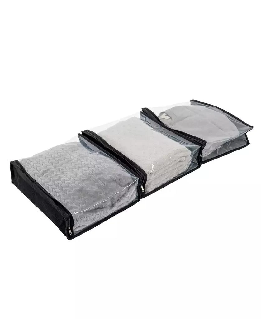 商品Household Essentials|Under Bed Zippered Sweater Storage Bags with Clear Vision Panel, Set of 3,价格¥155,第1张图片