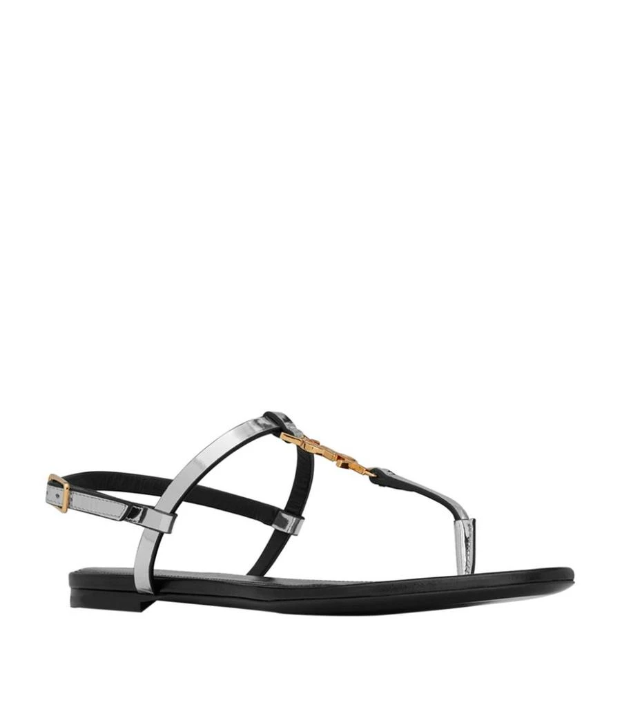 商品Yves Saint Laurent|Leather Cassandra Sandals,价格¥7798,第3张图片详细描述
