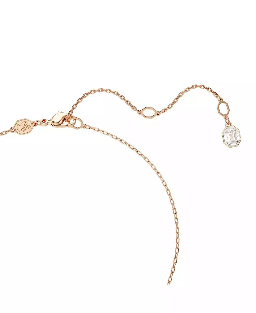 商品Swarovski|Dextera Pendant, Round Cut, White, Rose Gold-Tone Plated Necklace,价格¥780,第3张图片详细描述