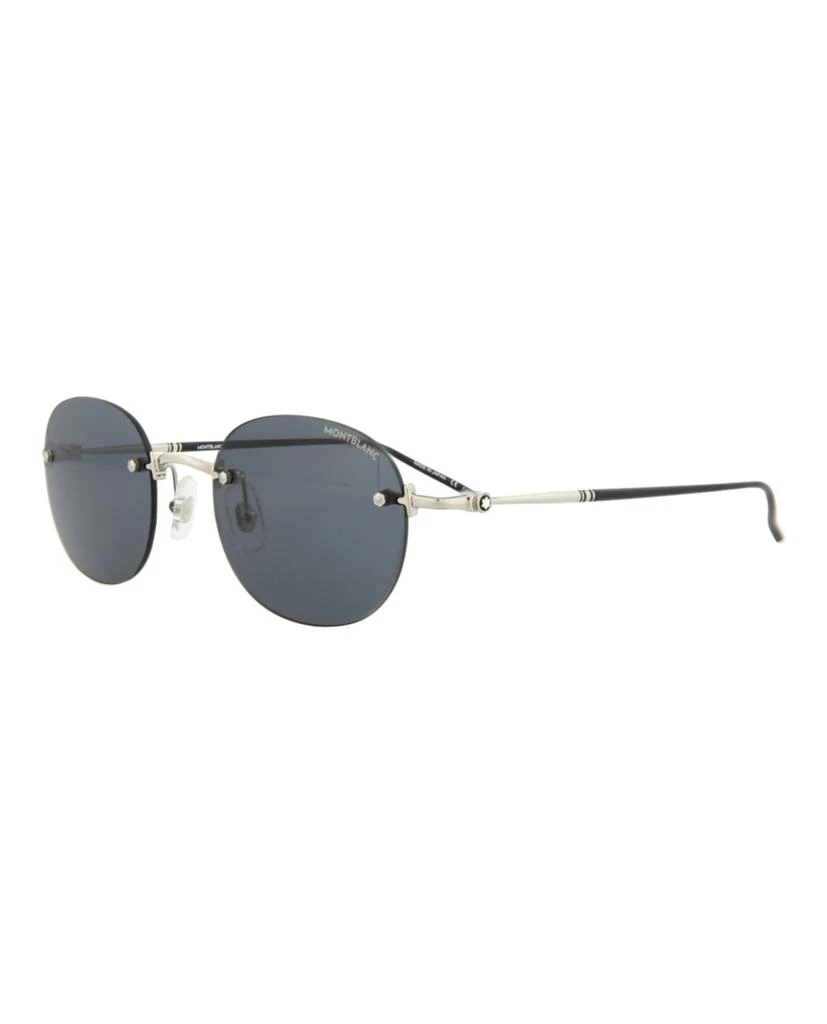 商品MontBlanc|Round-Frame Metal Sunglasses,价格¥977,第2张图片详细描述