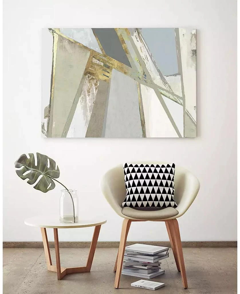 14" x 11" Warm Geometric I Neutral Version Museum Mounted Canvas Print 商品