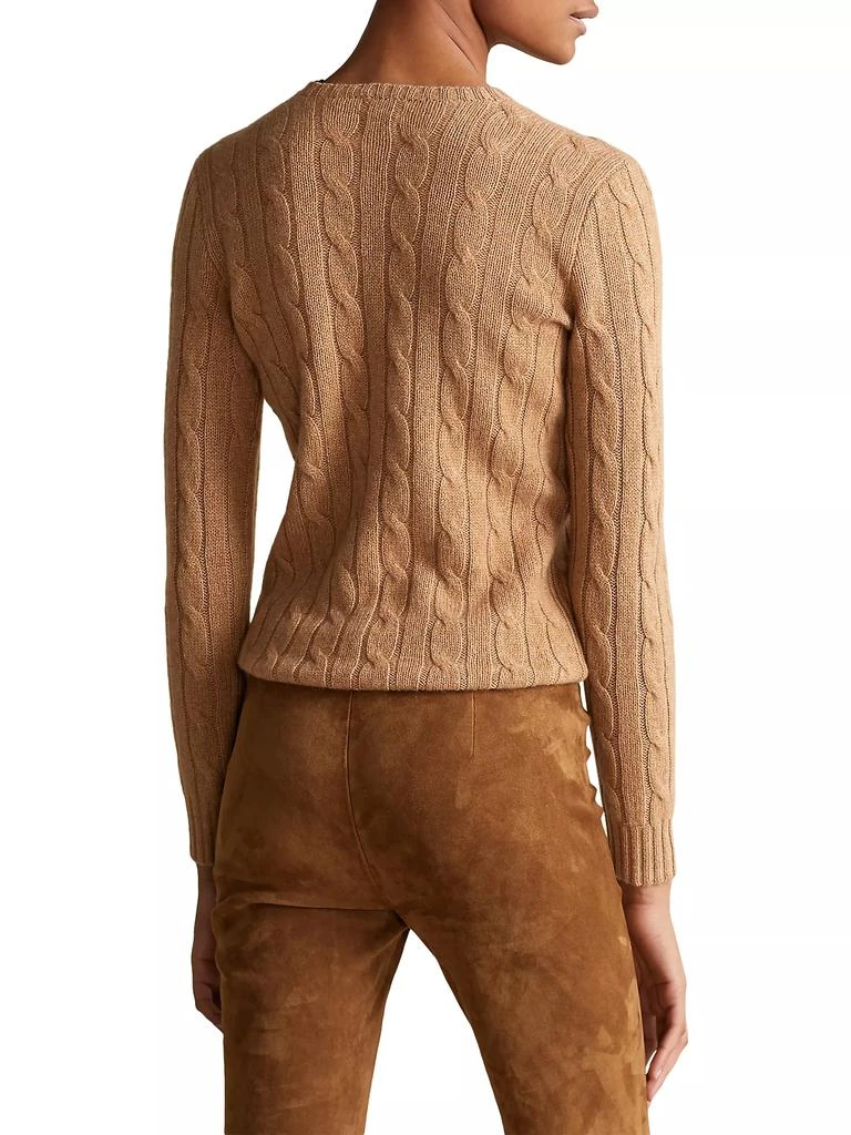 商品Ralph Lauren|Julianna Cable-Knit Cashmere Sweater,价格¥3726,第4张图片详细描述