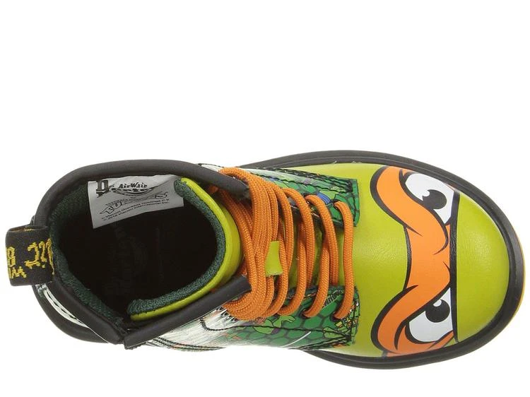 商品Dr. Martens|Dr. Martens Kid's Collection Ninja Turtles Mikey (Toddler) 儿童马丁靴,价格¥530,第3张图片详细描述