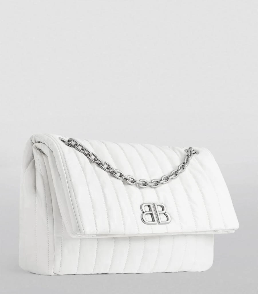 商品Balenciaga|Quilted Leather Monaco Shoulder Bag,价格¥23427,第4张图片详细描述